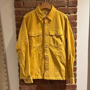 Jersey Shirt Jacket - Mens M - Yellow